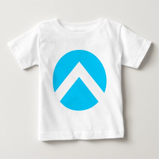 Zickzack Kreisbogen Baby T-shirt (Vorderseite)