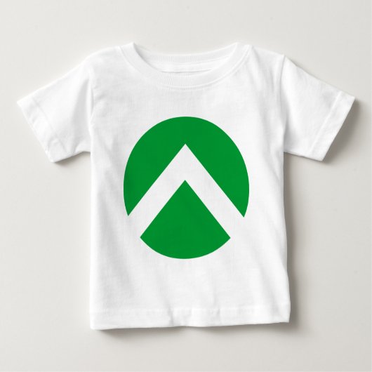 Zickzack Kreisbogen Baby T-shirt (Vorderseite)