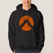Zickzack Kreisbogen Hoodie (Vorderseite)