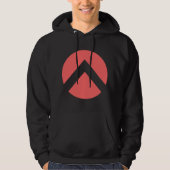 Zickzack Kreisbogen Hoodie (Vorderseite)