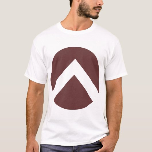 Zickzack Kreisbogen T-Shirt (Vorderseite)