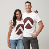 Zickzack Kreisbogen T-Shirt (Unisex)