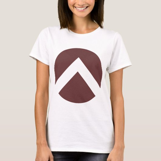 Zickzack Kreisbogen T-Shirt (Vorderseite)