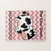 Zickzack Kuh-Puzzlespiel Puzzle (Horizontal)