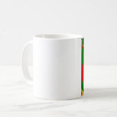 Zickzack Kwanzaa Kaffeetasse (Vorderseite Links)