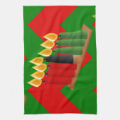 Zickzack Kwanzaa Küchentuch (Vertikal)