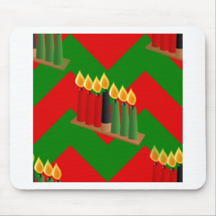 Zickzack Kwanzaa Mousepad