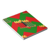 Zickzack Kwanzaa Notizblock (angewinkelt)