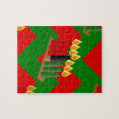 Zickzack Kwanzaa Puzzle (Horizontal)
