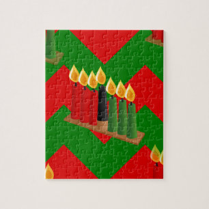 Zickzack Kwanzaa Puzzle