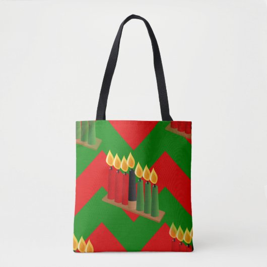 Zickzack Kwanzaa Tasche (Vorderseite)