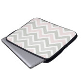Zickzack Laptopschutzhülle (Vorne Knopf)