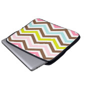 Zickzack Laptopschutzhülle (Vorne Knopf)