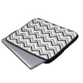 Zickzack Laptopschutzhülle (Vorne Knopf)