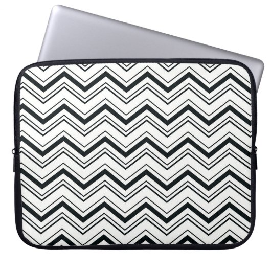 Zickzack Laptopschutzhülle (Vorderseite)