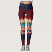 Zickzack Leggings (Vorderseite)