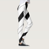 Zickzack-Leggings für Frauen Leggings (Rechts)