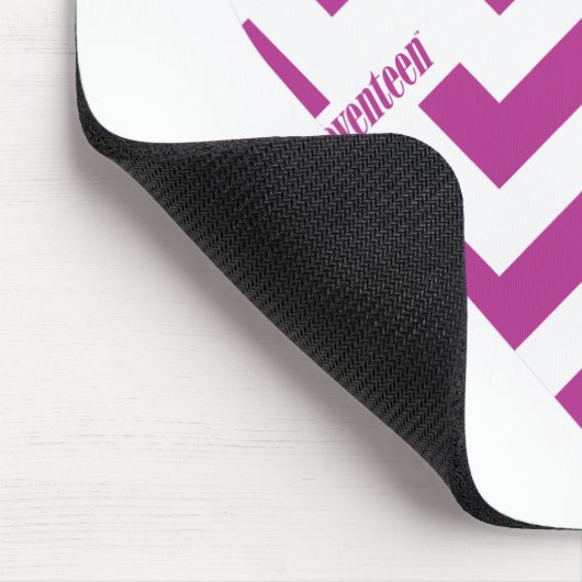 Zickzack lila 2 mousepad (Ecke)