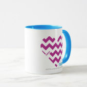Zickzack lila 2 tasse (VorderseiteRechts)