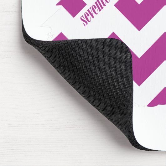 Zickzack lila 3 mousepad (Ecke)