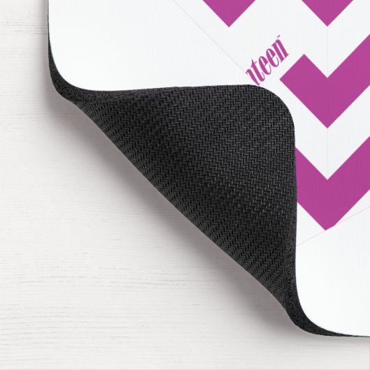 Zickzack lila 4 mousepad (Ecke)