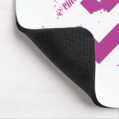 Zickzack lila mousepad (Ecke)