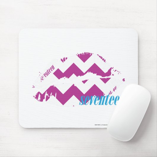 Zickzack lila mousepad (Mit Mouse)