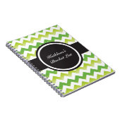 Zickzack Limones Notizbuch Notizblock (Rechte Seite)