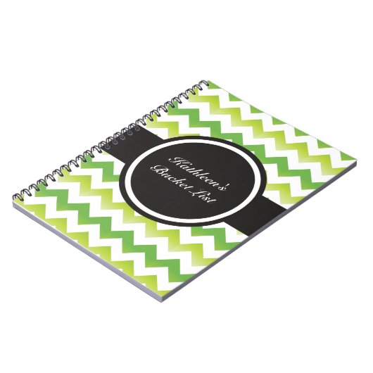 Zickzack Limones Notizbuch Notizblock (Linke Seite)