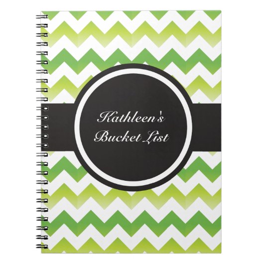 Zickzack Limones Notizbuch Notizblock (Vorderseite)