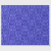 Zickzack Line White auf Royal Blue Geschenkpapier (Flach)