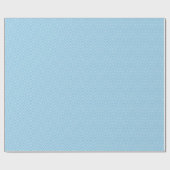 Zickzack Line Wrapping Paper - White on Light Blue Geschenkpapier (Flach)