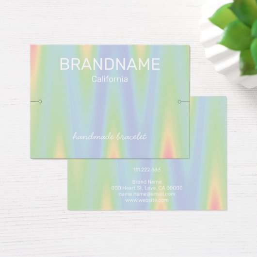 Zickzack Logo des Bracelet Holders Color Gradient  (Schreibtisch)