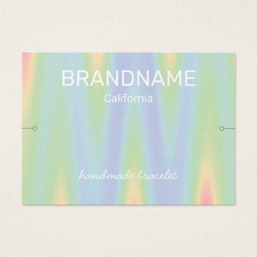 Zickzack Logo des Bracelet Holders Color Gradient  (Vorderseite)