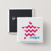 Zickzack-Magenta 2 Button (Vorne & Hinten)