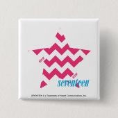 Zickzack-Magenta 2 Button (Vorderseite)