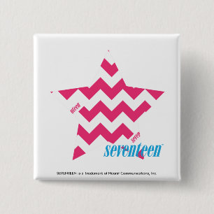 Zickzack-Magenta 2 Button