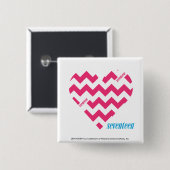 Zickzack-Magenta 3 Button (Vorne & Hinten)
