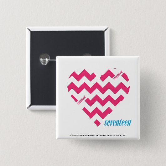 Zickzack-Magenta 3 Button (Vorne & Hinten)