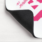 Zickzack-Magenta Mousepad (Ecke)
