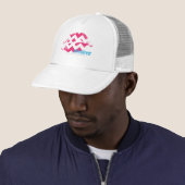 Zickzack-Magenta Truckerkappe (Beispiel)