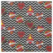 Zickzack Mama Tattoo Stoff (Muster)