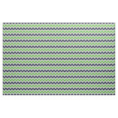 Zickzack Marine und Grüne Moderne Stoff (Fat Quarter (45,7 x 55,9 cm))
