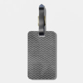 Zickzack Markierung Gepäckanhänger (Rückseite vertikal)