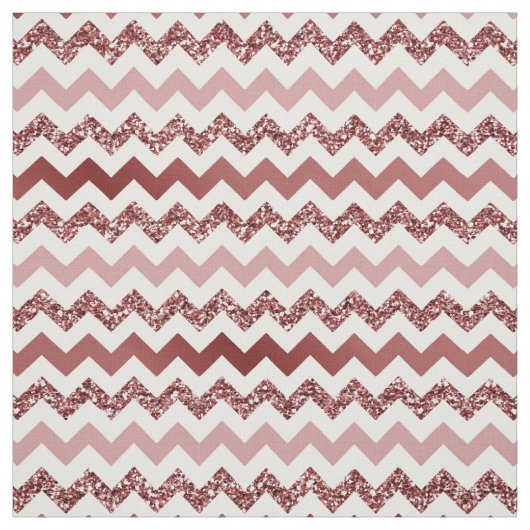 Zickzack Marsala Red Gradient Fabric Stoff (Muster)
