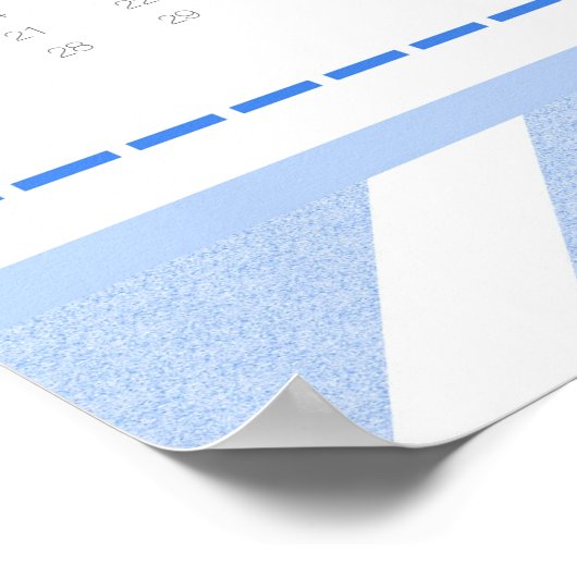 Zickzack Mauerkalender 2014 Poster (Ecke)