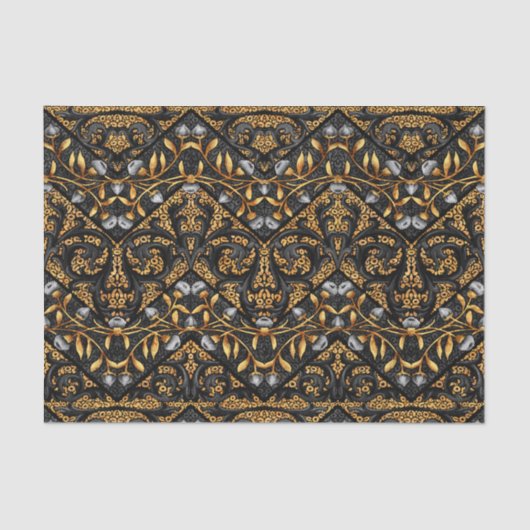 Zickzack mit Filigran geschmückte Zickzack-mit Seidenpapier (Vorderseite)