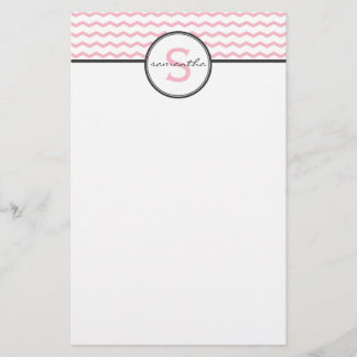 Zickzack Monogramm Briefpapier