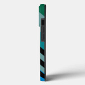 Zickzack Monogramm Case-Mate iPhone Hülle (Rückseite / Links)