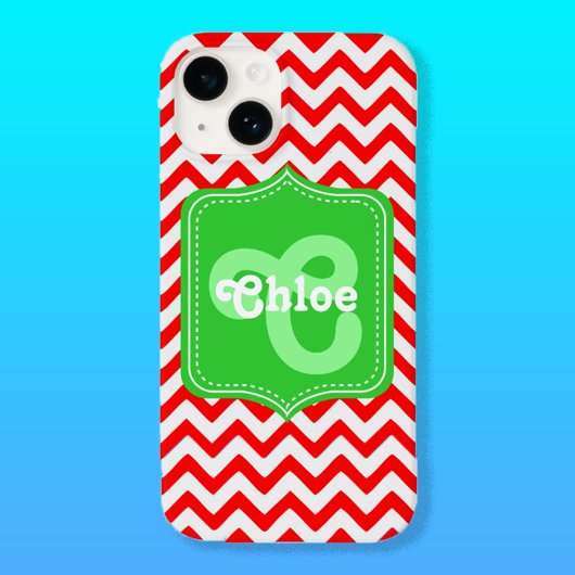 Zickzack Monogramm-Chloe Case-Mate iPhone Hülle